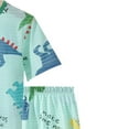 thumbnail image 4 of WOYY Boys Loungewear Soft Cotton Short Sleeve Top Shorts Leisure Outfits Sleepwear Set, Sizes 7-8, 4 of 5