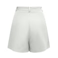 thumbnail image 2 of Shorts for Women Elegant Dressy Shorts for Summer to Smart-Casual Wardrobe with Pockets and Wide-Leg White M, 2 of 6