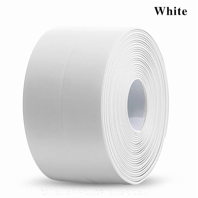 Shower Bath Sealing Tape Strips PVC Self Adhesive Sticker for Bathroom Kitchen Seal Caulk Strip Waterproof Wall Sink Mold Proof