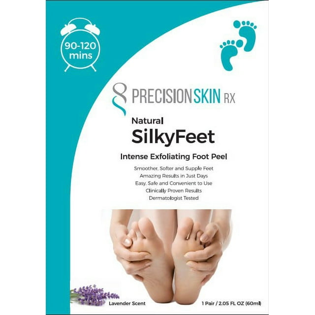 Precision Skin RX Natural Silky Foot Exfoliating Foot Peel Lavender