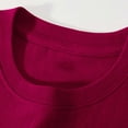 thumbnail image 2 of yillto 5 Pack Unisex Kids Short Sleeve T Shirt Solid Color Crewneck Tees Soft Plain Summer Tops for Girls Boys, 2 of 7