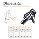 thumbnail image 2 of Guantes De Calavera  Bloosom Transpirables Para Ciclismo Talla M Negro, 2 of 5