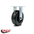 thumbnail image 2 of 6 Inch Phenolic Wheel Rigid Caster with Ball Bearing Service Caster Brand, 2 of 2