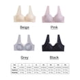 thumbnail image 4 of Women Front Closure Bra Lace Thin Padded No Underwire Plus Size Bras, 4 of 7