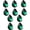 green, variant on YongCo Flat Back Teardrop Rhinestones for Jewelry Making Crown Headpiece Making Embelishments