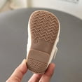 thumbnail image 6 of Gpaecead Baby Girls Bow Mary Jane Flats Soft Sole Non Slip Faux Leather Princess Dress Shoes For Toddler First Walker, Beige, 6 of 8