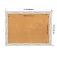 thumbnail image 4 of Amanti Art Natural Cork Board Wood Framed Alexandria White Wash Narrow Bulletin Board 31 in. x 23 in., 4 of 7