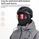 thumbnail image 5 of Pasamontañas para la cara, forro para casco, resistente al viento, transpirable, elástico, con orificio para gafas para hombres y mujeres, ciclismo de invierno, correr, esquí, 5 of 7