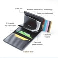 thumbnail image 3 of Kannior Wallet fo Men Card Holder, Small and Ultra-Thin Wallet Front Pocket with Cash Slot, 9-14 Card Capacity, Pop-Up Business Card Box, 3 of 7