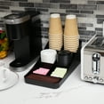 thumbnail image 3 of Mind Reader Cup and Condiment Station, Countertop Organizer, Coffee Bar, Black, 3 of 9