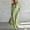 *Green, variant on U Women's Asymmetrical Off Shoulder Puff Sleeve Striped Maxi Dress,Casual Loose Fit Boho Maxi Dress Blue,Women's Plus L