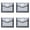 Black*4, variant on 1 Pack Plastic Expanding File Folder,Transparent envelopes with Snap Closure,No Dividers,Large Capacity,Assorted Colors,Bills&Taxes,Letter/A4 Size for School/Office/Home