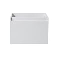 thumbnail image 2 of Fresca Mezzo 30" 2-drawer Wall Hung Modern Wood Bathroom Cabinet in White, 2 of 4