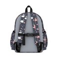 thumbnail image 3 of Princess and Swan Blue Pattern Cute School Backpack with Padded Back and Adjustable Shoulder Straps 13.4"x11"x4.7", 3 of 5