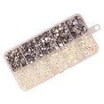 thumbnail image 3 of 8000Pcs Botón de Resina Cristal Multicolor, Regalos de Decoraciones Hechos , Adornos para Mujeres Diámetro mayimx AB Flatback Rhinestone, 3 of 8