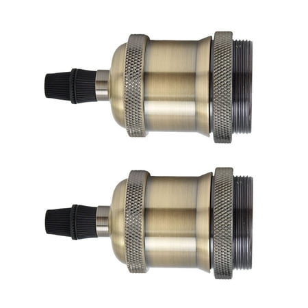 

Vintage Lamp Socket Durable Widely Use Lamp Holder For Vintage Bulbs Yellow Bronze Green Bronze Red Bronze Black Silver