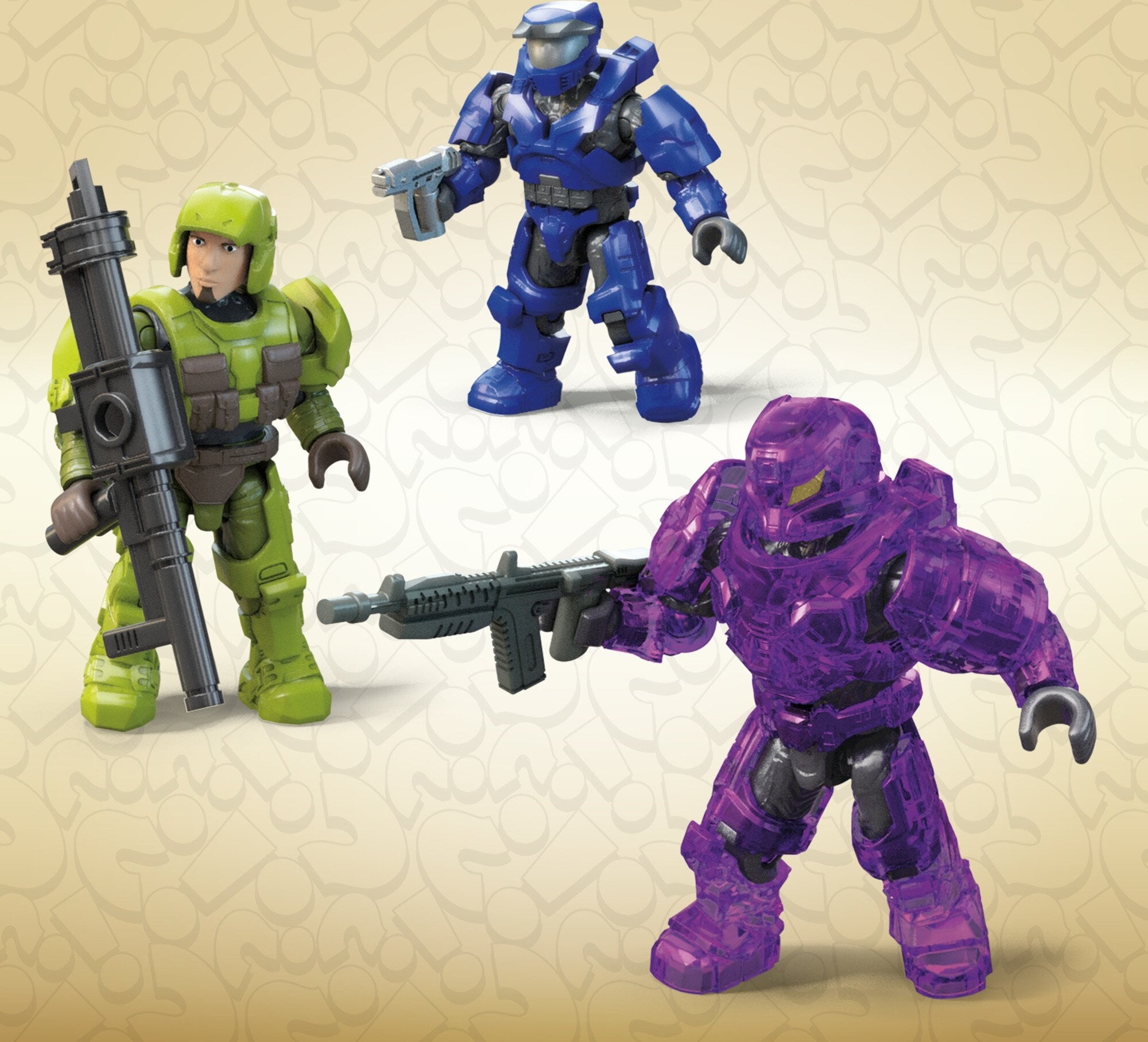 Mega Bloks Halo Micro Action Figure Series Delta Blind Pack - Halo