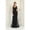 Black, variant on Women's Royal Queen RQ7939 Sleeveless Special Occasion Dress V-Neck evening elegant gown Rose Pink Gold 4