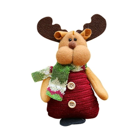 

Christmas Decorations Christmas Forest Old Man With Lamp Pendant Face - Less Doll Shining Small Penda