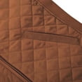 thumbnail image 4 of Bienzoe Women Casual Quilted Sleeveless Light Weight Vest Chocolate S, 4 of 6
