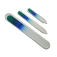 thumbnail image 2 of iDiva 3 Piece Czech Mani/Pedi Crystal Glass Nail File Set - 3.5 in. , 5.5 in. & 7.5 in.(Green/Blue), 2 of 4
