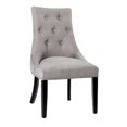thumbnail image 1 of Home Gear Chaises de Salle à Manger en Tissu Snowden Gris - Lot de 2, 1 of 1