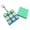 Green white blue, variant on Portable 9 Keycaps Toy Switches Tester Keychain Tactiled Feedbacks For Anxieties Relief and Travel Toy