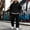 Black, variant on Men Two-piece Sportswear Tracksuits Sets Solid Casual Hooded Sweatshirt Long Pants Sets for Man Fall Winter