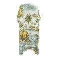thumbnail image 2 of HELLHERO Casual Bathing Suit Cover Up for Beach Polyester Cardigan Long Kimono Swimsuit Cover Up Tropical Palm and Wave, 2 of 6