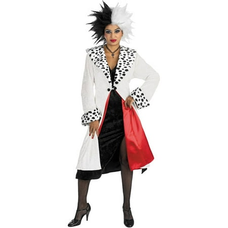 101 Dalmatians Prestige Curella De Vil Adult Halloween Costume