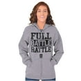 thumbnail image 3 of US Army Star Logo Full Battle Rattle Unisex Plus Size Zip Hoodie Brisco Brands 2X, 3 of 4
