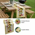 thumbnail image 5 of Sunflower Table Runner - 72 Inch Long, Kitchen Dining Table Runner Dresser Scarves, Pink Yellow Floral Elegant Pastoral Checkered Farmhouse Decor for Coffee Tables Wedding Party Banquet, 5 of 8