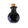 thumbnail image 3 of Collar de los deseos negro con tapones de corcho vacíos pequeños para botellas, viales y frascos de vidrio, 3 of 7