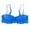 Blue, variant on Levmjia Women Underwire Bra Support Lifting Adjustable Comfort Padded Daily Casual Wear Available In Multiple Colors For All Seasons