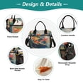 thumbnail image 3 of FORMRS Insulated Lunch Bag for Work School Unisex Large Capacity Cooler with Shoulder Strap, Green Goldfish, 3 of 6