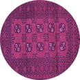 thumbnail image 1 of Ahgly Company Indoor Round Persian Purple Traditional Area Rugs, 5' Round, 1 of 4