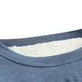 thumbnail image 3 of Pull à Manches Longues Manches Courtes Basique Automne Hiver Sweat-Shirt Robe Couleur Unie Warm Tops, 3 of 6