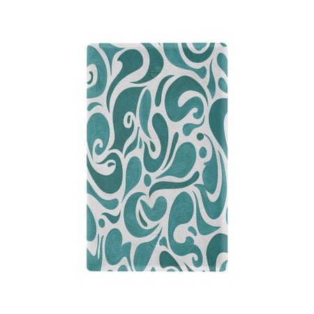 Cool Tone Fluid Art Print Decorative Wall Plate, Flame Retardant PC Plastic Light Switch & Outlet Cover with Mounting Screws Fits Blank Unused Outlet