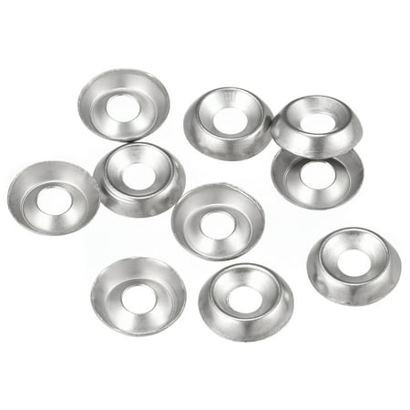 

Uxcell #6 304 Stainless Steel Cup Washer Countersunk for Screw Bolt 150 Pack