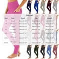 thumbnail image 2 of Fnooota Women Yoga Leggings with Pockets, High Waist Running Soft Tummy Control Workout Pants Stretch Pants Black Size M, 2 of 8
