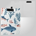 thumbnail image 2 of Fishes Corals Bubbles Foldable Binder Folder Clipboard with Pen Slot Double Clips A4 Size File Storage, 2 of 8