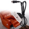 thumbnail image 3 of Electric Sofa Remote Hand Control Recliner Chair Sofa Lifting 2 Button Hand Switch with Dual USB for Lift Chair or Power Recliner, 3 of 9