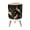 Color 4, variant on Small Trash Can with Lid Elegant White Herons Golden Floral Dark 1.8 Gallon Dog Proof Trash Can Round Garbage Can Waste Bin Wastebasket for Bathroom Bedroom Living Room