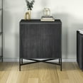 thumbnail image 2 of Evelyn&Zoe Brighton 28" Wide Rectangular Accent Cabinet, Charcoal Gray, 2 of 7
