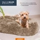 thumbnail image 3 of Cama para Perros Cama para Mascotas Antiestres Redonda Esponjosa Cómoda Afelpada (Medium, LIGHT BROWN), 3 of 8