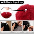thumbnail image 5 of Tripumer 20 Pcs Faux Fur Pom Pom Balls Fluffy Balls Fur Rabbit Fluffy Pompoms with Elastic Loop for DIY Hats Keychains Scarves Gloves Bags Accessories, 5 of 6