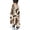Z-Khaki, variant on RUTAYY Women's Pants Casual Loose Fit Print with Large Pockets Drawstring Comfortable Everyday Wear Long Cargo Bottoms Trendy Beach Trousers