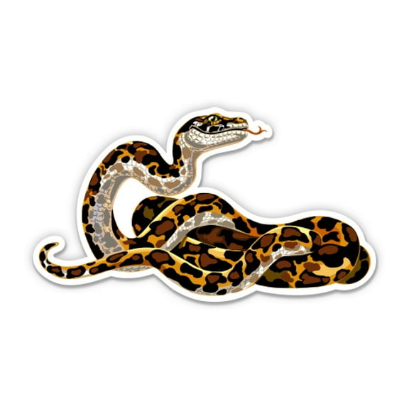 Python Boa - 3" Vinyl Sticker - For Car Laptop I-Pad Phone Helmet Hard Hat - Waterproof Decal