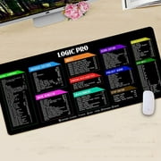 Logic pro long mouse pad logic pro x software Mouse Mat logic keyboard logic pro keyboard computer mat, computer accessories Gamer Mouse pad, Laptop Pad Mat, Gamer Mouse pad, Laptop Pad Mat, Game Mat