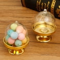 thumbnail image 4 of 12pcs Mini Cake Plate with Lid, Plastic Cake Stand, Transparent Tray, Base Stable, for Desserts Candy Cupcake Puddings, Display Plate for Decorating Birthdays, Weddings, Party, 4 of 8
